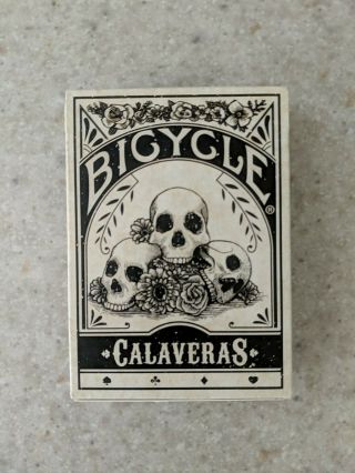 Calaveras Bicycle Playing Cards / 2013 / Uspcc / Very Rare / Hand Numbered