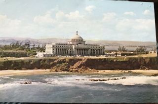 Vintage Postcard Capitol Building San Juan Puerto Rico