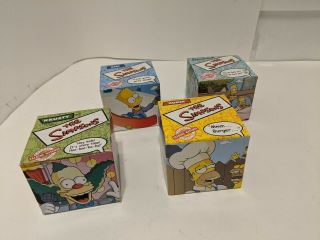 The Simpsons (complete Set Of 4) Talking Watches From Burger King,  2002