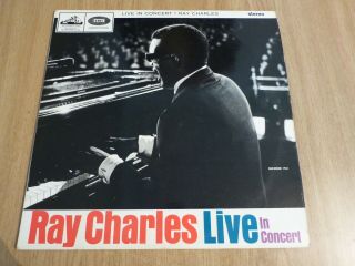 Ray Charles - Live In Concert - Uk Hmv - Stereo Issue -