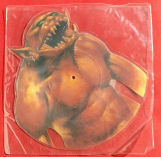 Metallica - Jump In The Fire 7” Shaped Pic Disc Reissue.  1986.  Mfn.  Uk.