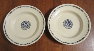 Set Of 2 Acme Home 9.  25 " Soup/pasta Bowls Good Food Served Right Bugs Euc