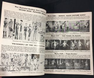 Vtg 50s Irving Klaw Cartoon & Model Parade Bettie Page Heels Nylon Risque Pinups 3
