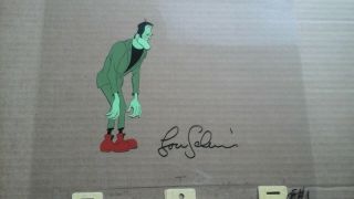 Groovie Goolies animation cell Frankie with Lou Scheimer autograph. 2