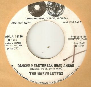 The Marvelettes Danger Heartbreak Dead Ahead Tamla Dj Motown Northern Soul 45