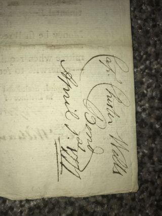 Broadside Type Signed Document Raise Troops To Fight Revolutionary War 1777 3