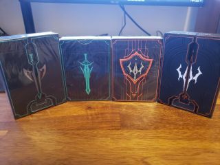Trident & Sword Playing Cards Complete Set By Card Mafia (kevin Yu)