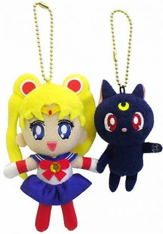 Sailormoon Sailor Moon Usagi &Luna Tsunagete Mascot Key Chain holder 2