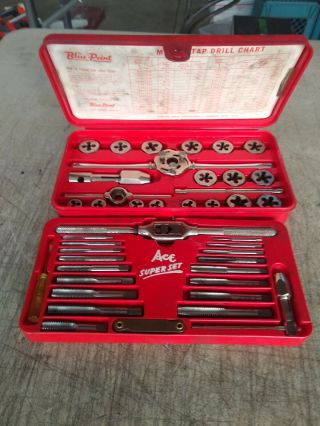 Ace Hex Set Of Taps And Dies - Metric 6312