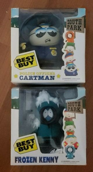 Police Officer Cartman,  Frozen Kenny South Park Vinyl Figure Best Buy Exclusive