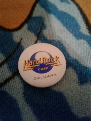 Hard Rock Cafe Calgary Pin/button Veuc