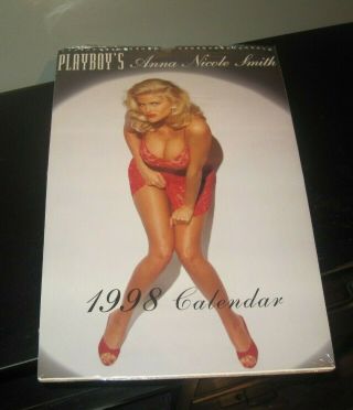 Vintage Anna Nicole Smith Playboy Calendar 18 X 12 Very Rare /new 1998
