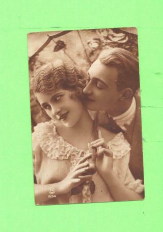 Yy Postcard Lovers Men And Woman Beauty Vintage Post Card - 3