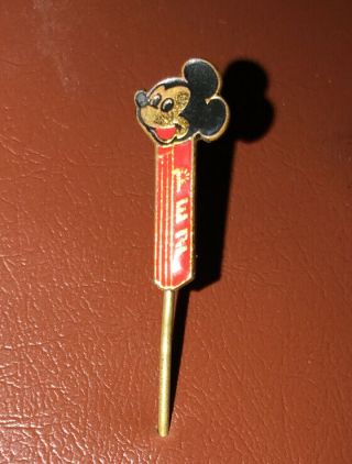 Pez,  Pin Badge - Walt,  Disney 1970s - Mickey Mouse