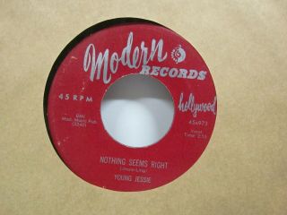 Young Jessie - Nothing Seems Right/do You Love Me - R & B - 7 " 45rpm