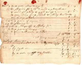 1767,  Col.  Timothy Bigelow,  Revolutionary War Hero,  Died In Debt,  Prison,  Signed