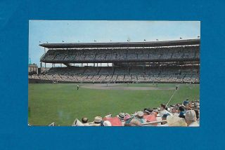 Vintage 1953 Chicago Cubs Wrigley Field Postcard