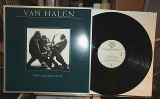 Van Halen Women And Children First 1980 With Poster Hs 3415 First Pressing Nm