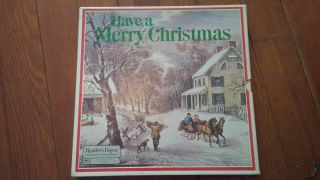 Have A Very Merry Christmas Readers Digest Set Of Five Euc