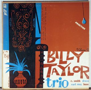 33 Lp 10 " - Billy Taylor Trio V.  2,  Prestige 165 Young Cov,  Ear Dg 50th,  Ex Jazz