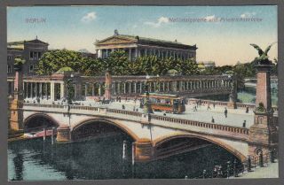 Berlin Germany National Gallery Friedrichsbrück 1910s Vintage Postcard - C769
