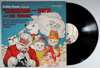 Radio Shack - Christmas With Santa And His Friends (1979) Vinyl Lp •play - Graded