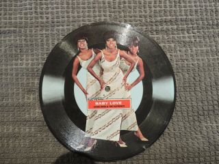 Very Rare Diana Ross & The Supremes - Baby Love Flexi Disc 7 " Single Sided 45