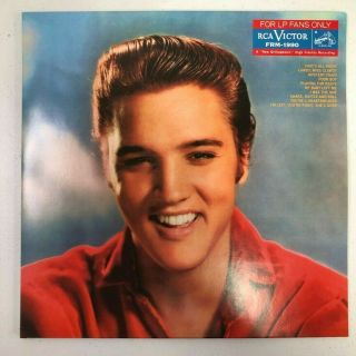 For Lp Fans Only Rca Victor Frm - 1990 Elvis Presley Epa - 940 Red Vinyl Record