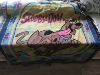 Vintage Scooby - Doo Throw Blanket 1999