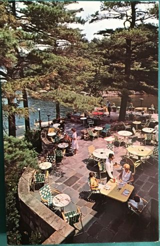 Vintage Postcard Pine Tree Point Club 1000 Islands Alexandria Bay York