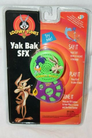 Road Runner Wile E Coyote Yak Bak Sfx Recorder Sound Effects Looney Tunes Mip