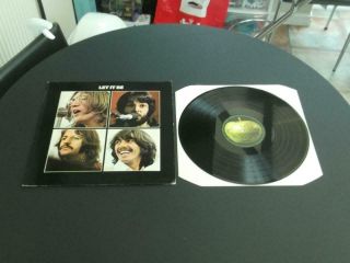 The Beatles Let It Be 1970 Uk Press 12 " Vinyl Record Lp Ex/ex