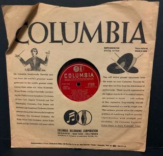 Billie Holiday Them There Eyes / Body And Soul 1947 Columbia 37836 Vg