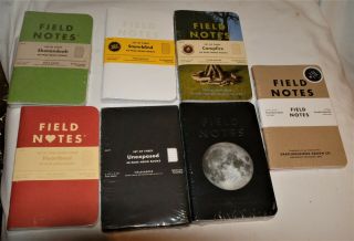 Field Notes Limited / Special Editions,  Seven Packs,  Various Dates