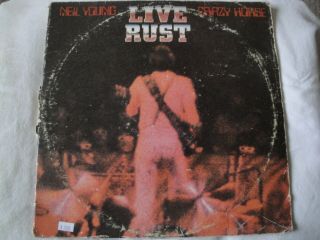Neil Young & Crazy Horse Live Rust 2x Vinyl Lp 1979 Reprise Records I Am A Child