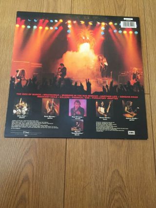 Iron Maiden - Killers vinyl LP 1981.  EMI records EMC3357.  N/M 2