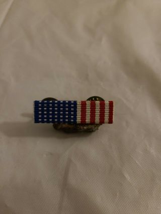 American Flag Ribbon Lapel Pin