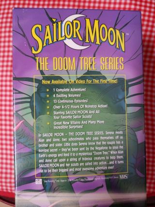 Sailor Moon: The Doom Tree Series VHS DiC 1995 Box Set 4 one tape english 2