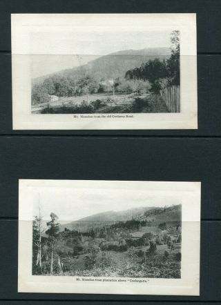 Victoria 1930 (circa) 6 Mt Macedon Postcards By E S Woods All Fine
