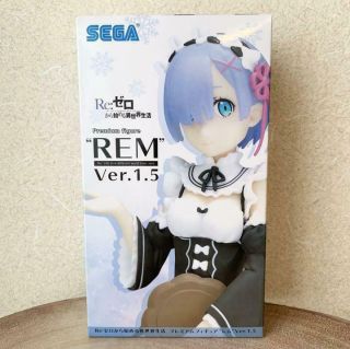 Sega Re: Zero Starting Life In Another World Pm Figure Figurine 20cm Rem Ver.  1.  5