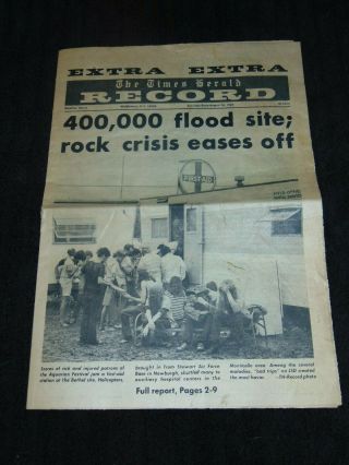 Aug.  16,  1969 Middletown Ny Newspaper: Woodstock Aquarian Festival Local News