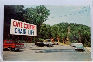 Kentucky Ky Cave City Country Chair Lift Postcard Old Vintage Card View Standard