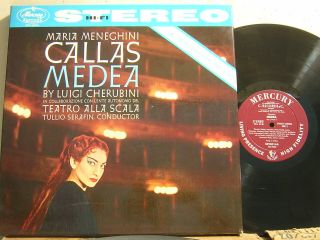 Mercury Sr3 - 9000 Cherubini Medea Maria Callas Scotto Serafin 3lp 1958 Nm