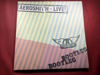 S3 - 7 Aerosmith Live Bootleg.  Double Album,  Bonus Poster - 1978