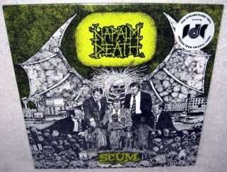 Napalm Death Scum Lp Grindcore Metal Thrash Punk Rock Remastered Mosh