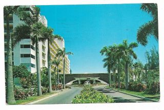Vintage Puerto Rico Chrome Postcard El San Juan Hotel Isla Verde