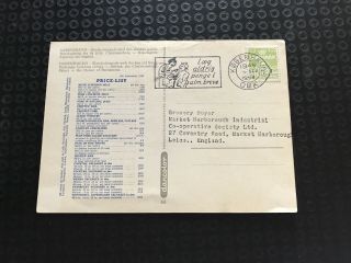 Vintage Postcard - Butchers Advertising CO - OP - Copenhagen - Stock Exchange - B5 2