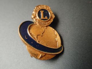 Vintage Lions Club International Lapel Pin