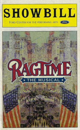 Audra Mcdonald (signed) " Ragtime " Steven Sutcliffe / Judy Kaye 1998 Playbill