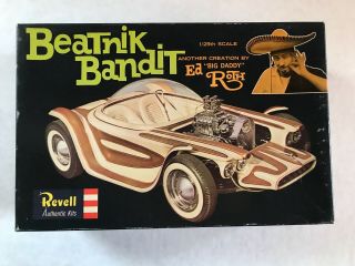 Vintage 1963 Issue Ed " Big Daddy " Roth Revell 1/25 Scale Beatnik Bandit